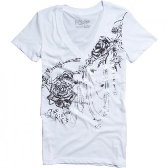 FOX GIRLS Luxe Tee 11 white
