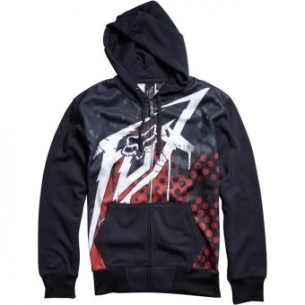 FOX Riot Zip Hoody 11 black