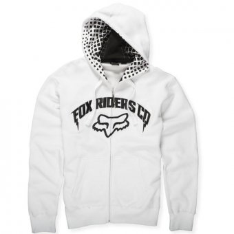 FOX Bolted Zip Hoody 2010 white