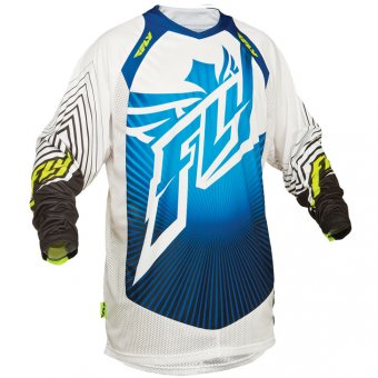 FLY 2014 Hemd Lite Hydrogen blau-wei