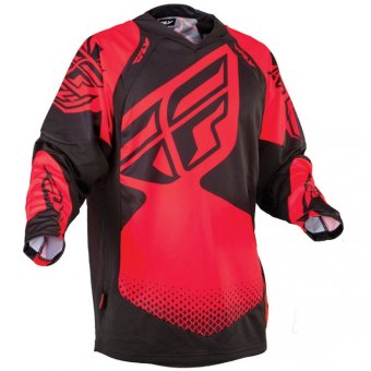 FLY Hemd Evolution Rev rot-schwarz