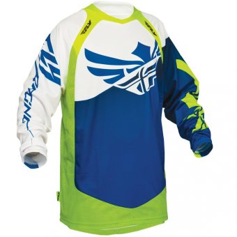 FLY 2014 Hemd Evolution Clean Blau Neon