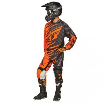 FLY Kinetic Shock Set orange-schwarz