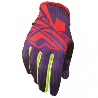 FLY Lite  Handschuh purple-rot-gelb  Fly 3