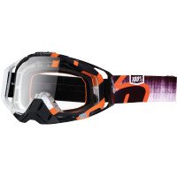 100% RACECRAFT Brille Orange Destruct /silber verspiegelt