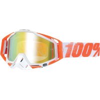100% RACECRAFT Brille Mandarina /silber verspiegelt
