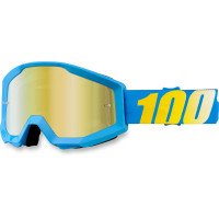 100% STRATA Brille Blue / Mir.Gold Lens