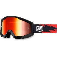 100% STRATA Brille Slash / Mir.Red Lens