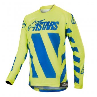 alpinestars Youth Racer Braap Jersey blue Yellow Fluo