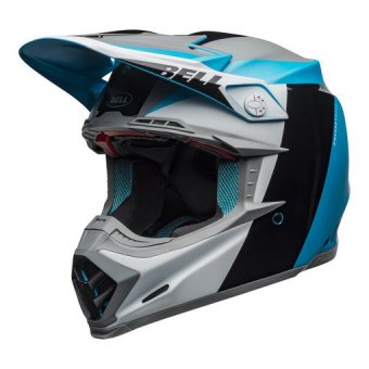 Bell MOTO-9 Flex DIVISION Matte/Gloss white/black/blue