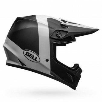Bell MX-9 MIPS MATTE/GLOSS BLACK/WHITE Gr.XL