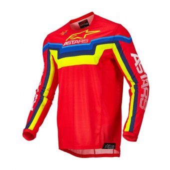alpinestars Techstar Quadro Jersey Rd/yl/bl