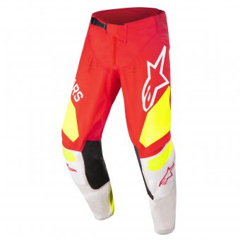 alpinestars Factory Pant red/fluowhite/yellowfluo