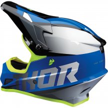 Thor Sector Fader Helm Blue/Black Gr.L