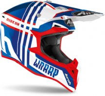 Airoh WRAAP BROKEN BLUE/RED GLOSS